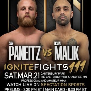 Sam Paneitz vs. Reshal Malik